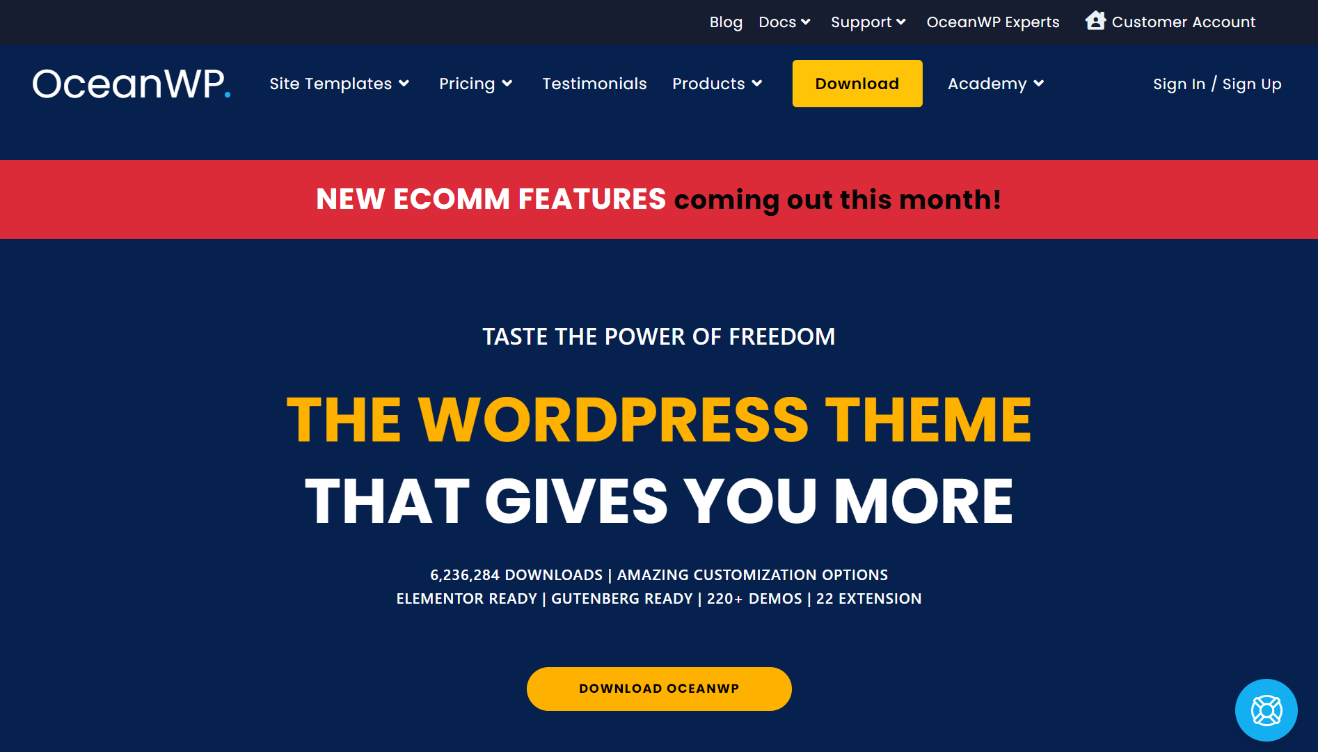 OceanWP Theme - Best Blocksy Alternatives [With Comparison Table]