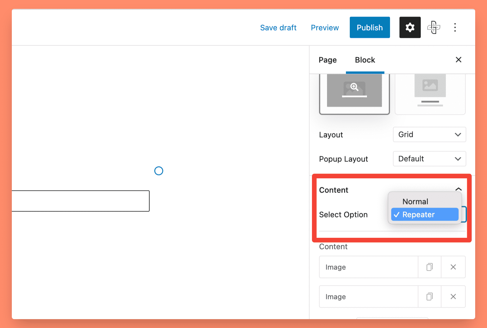 image category filters