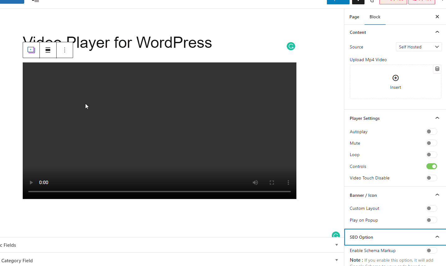 Selfhost Video Player for WordPress