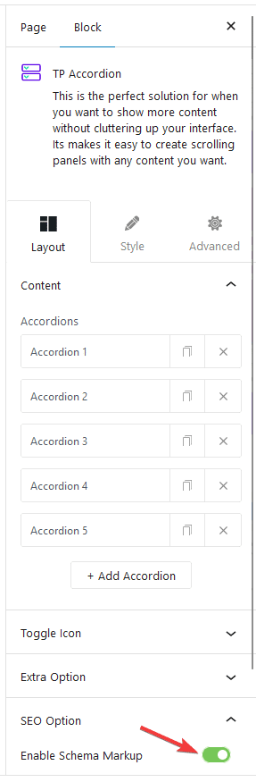 accordion seo schema