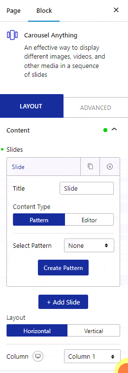 carousel anything connection remote sync id 2