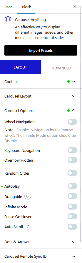 carousel anything options new1