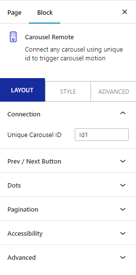 carousel remote connection uid 1