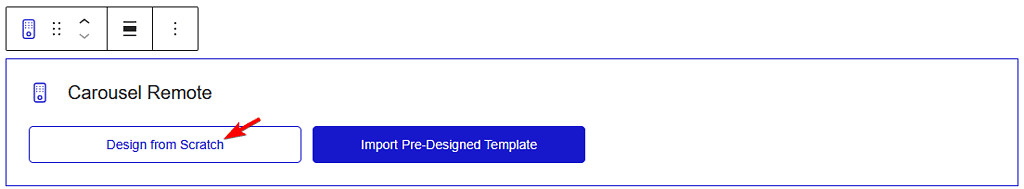 carousel remote design type