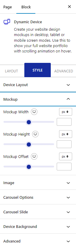 dynamic device carousel style 1