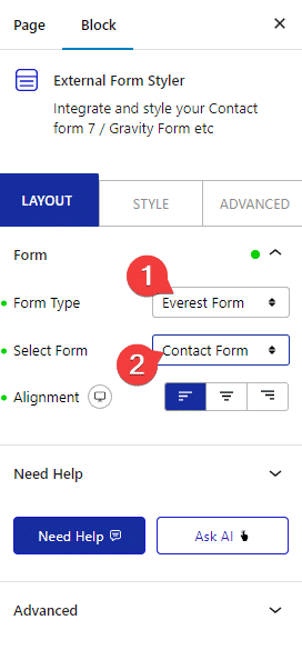 How to Style Everest Forms in WordPress (NO CSS) 6 external form styler everest form contact