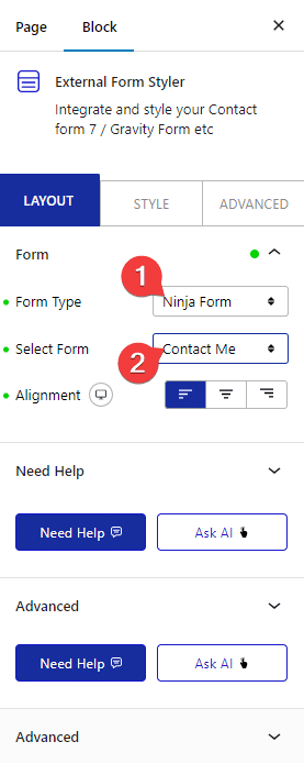 How to Style Ninja Forms in WordPress (NO CSS) 2 external form styler ninja form contact