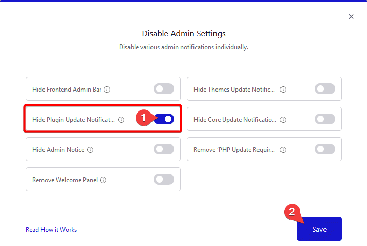 How to Disable Admin Notices and Hide Welcome Panel from WordPress Backend? 10 hide plugin notice