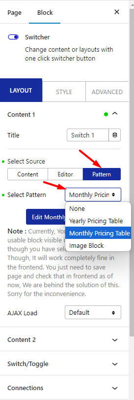 switcher monthly pricing table 1