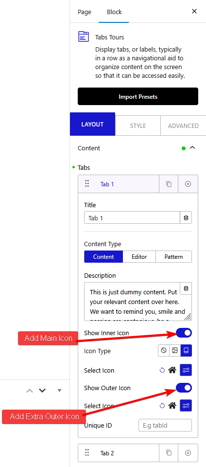 tabs tours tabs icons new1