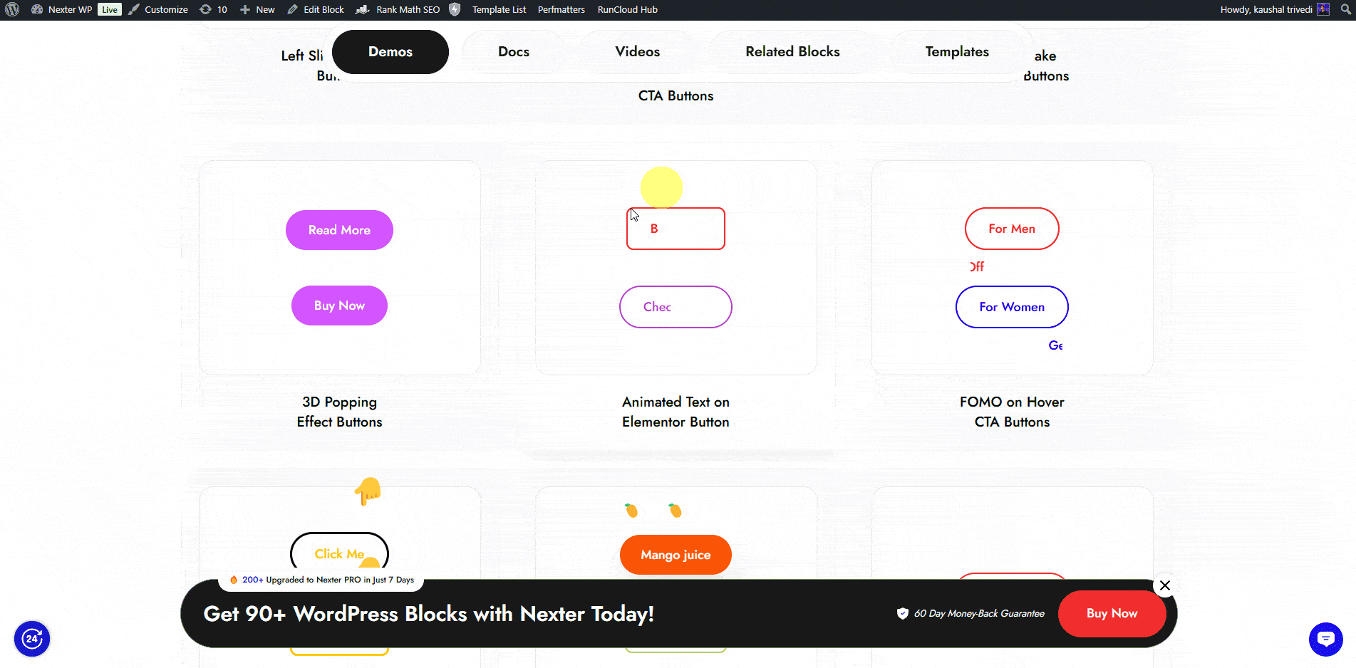 How to Make Live Cross Domain Copy Paste for FREE in WordPress Block Editor using Nexter? 1 cross domain copy paste copy design from live site to your site