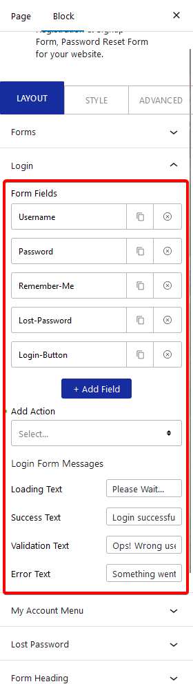 login signup login fields 1