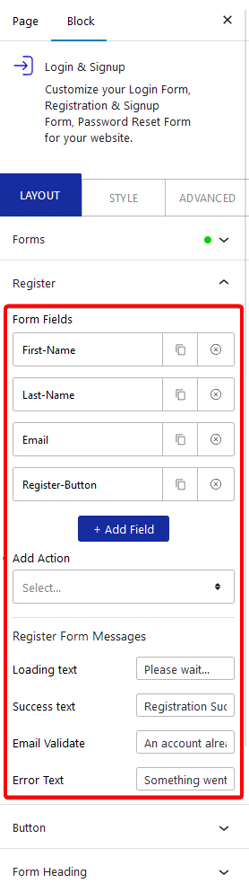 login signup register fields 2