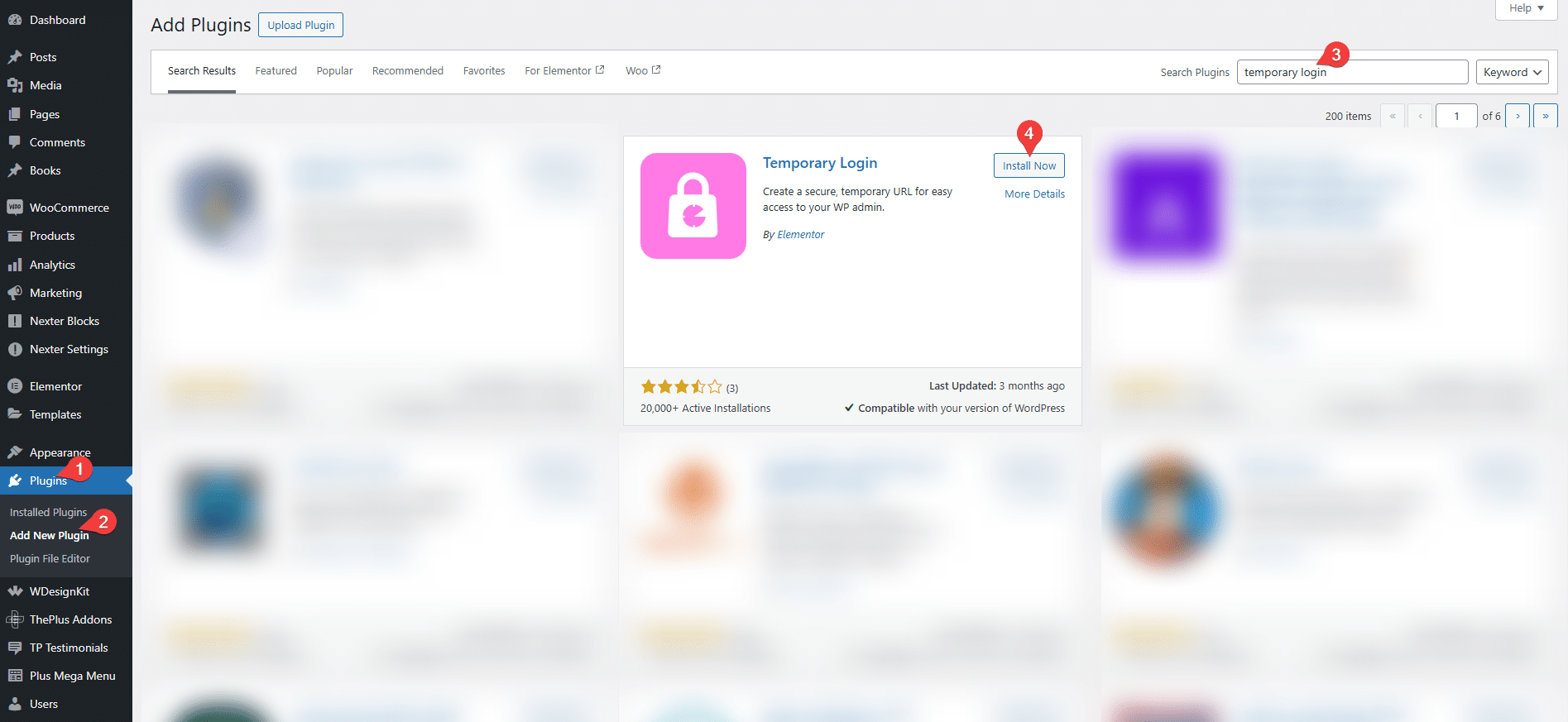 How to Share Login Access with Helpdesk Team 1 nexter blocks temporary login install