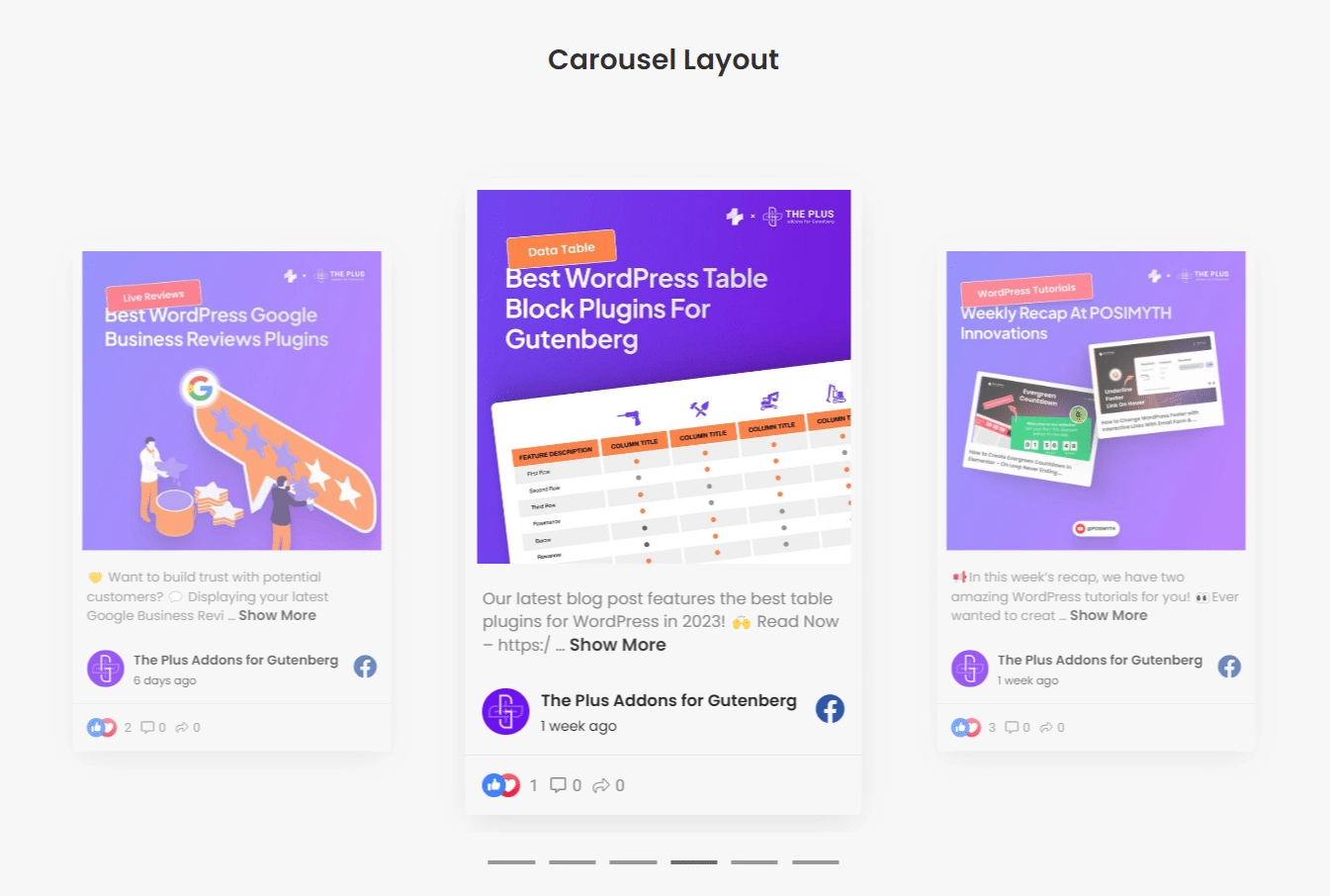 Carousel Layout 1