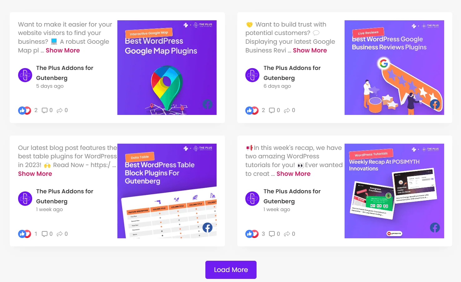 5 Best Facebook Feed Plugins for WordPress 5 Facebook Feed embedded