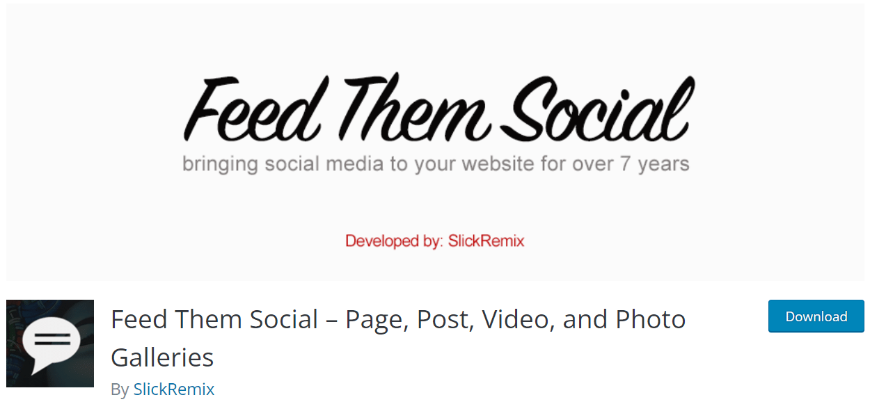 5 Best YouTube Feed Plugins for WordPress 10 Feed Them Social 2