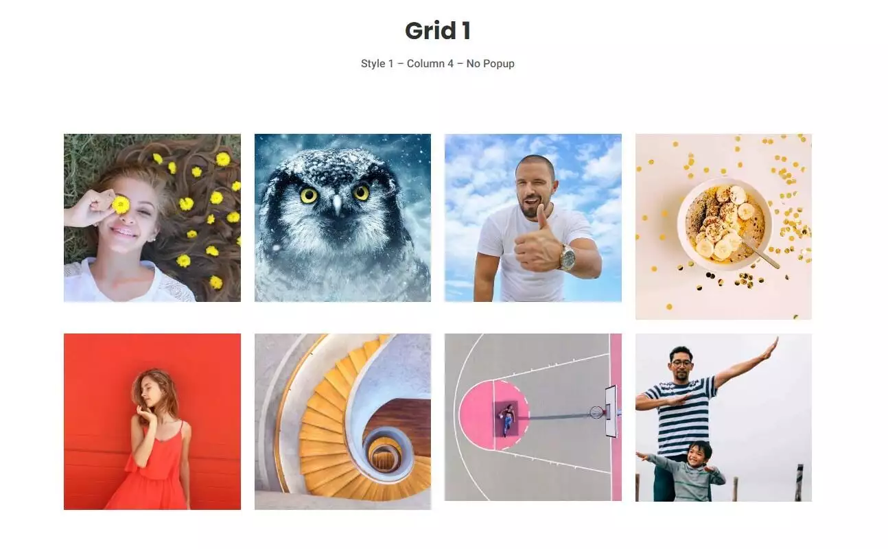 Image Gallery Grid Layout