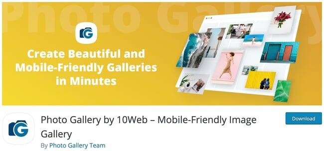 6 Best Photo Image Gallery WordPress Plugins 8 Photo Gallery by 10Web