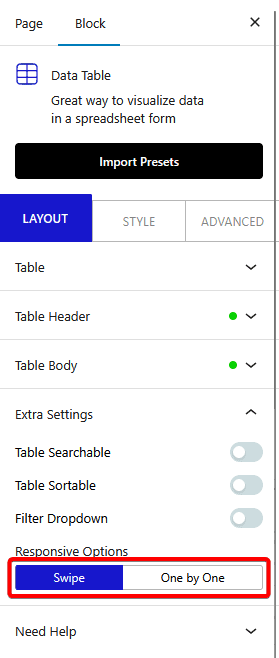How to Make Data Tables Mobile Responsive in WordPress? (2 Methods) 5 data table responsive options new