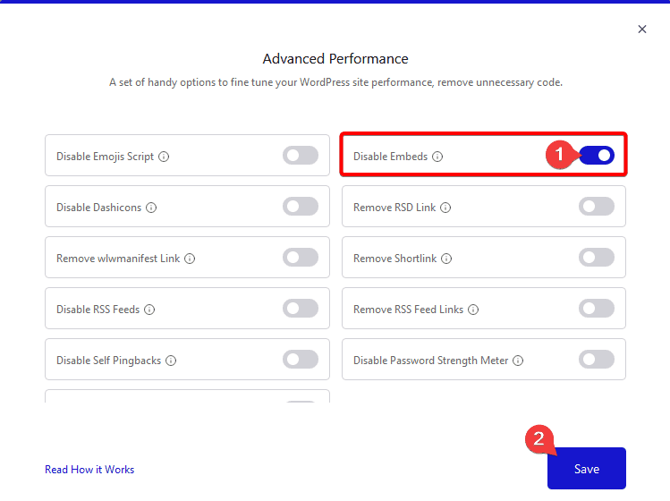 How to Disable Embeds Feed for WordPress Website? 6 disable embeds