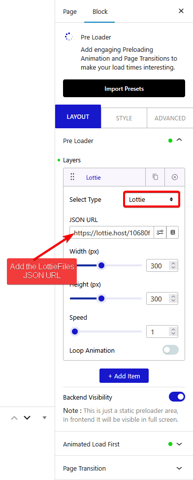 How to Add Lottie File Preloader Animation in WordPress? 5 preloader type lottie new