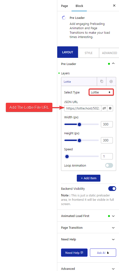 preloader type lottie