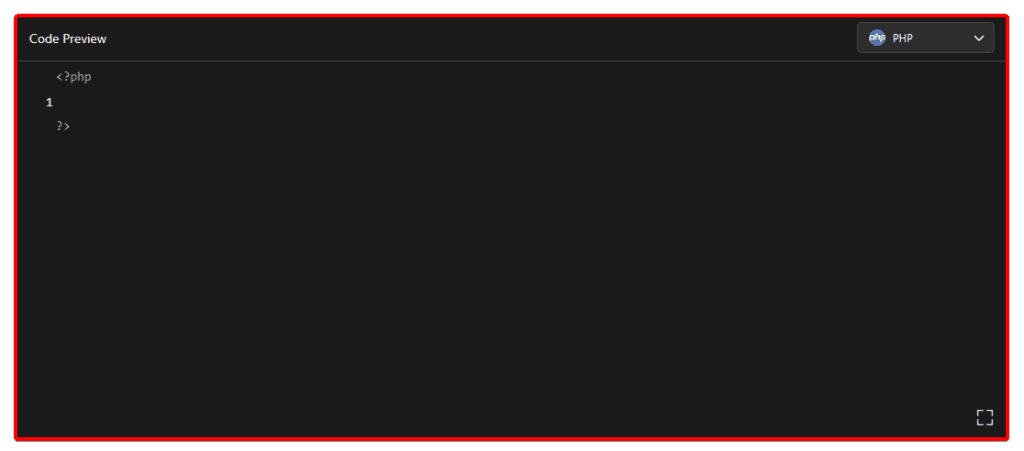 snippet code editor new