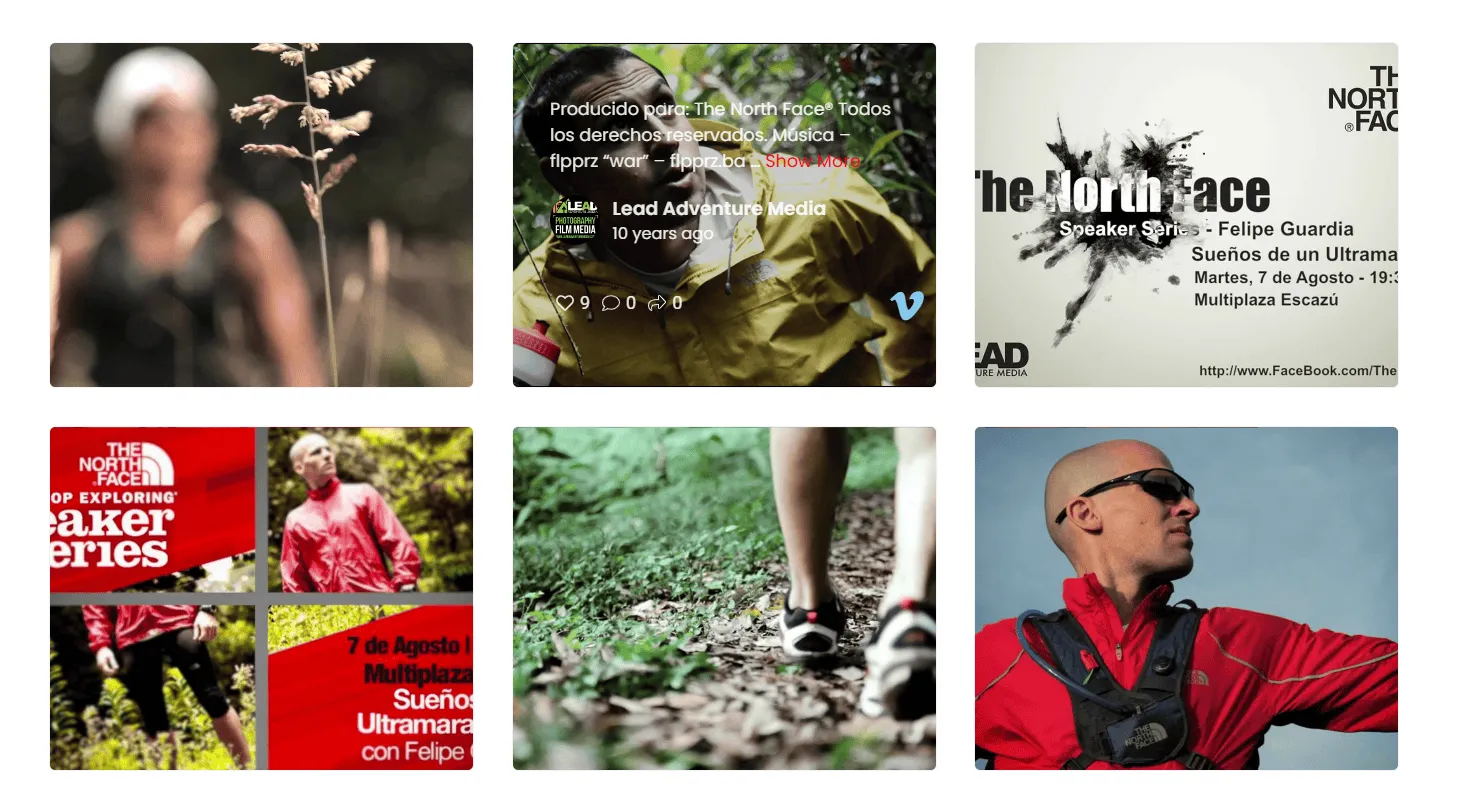 Vimeo Feed by The Plus Blocks for Gutenberg 1