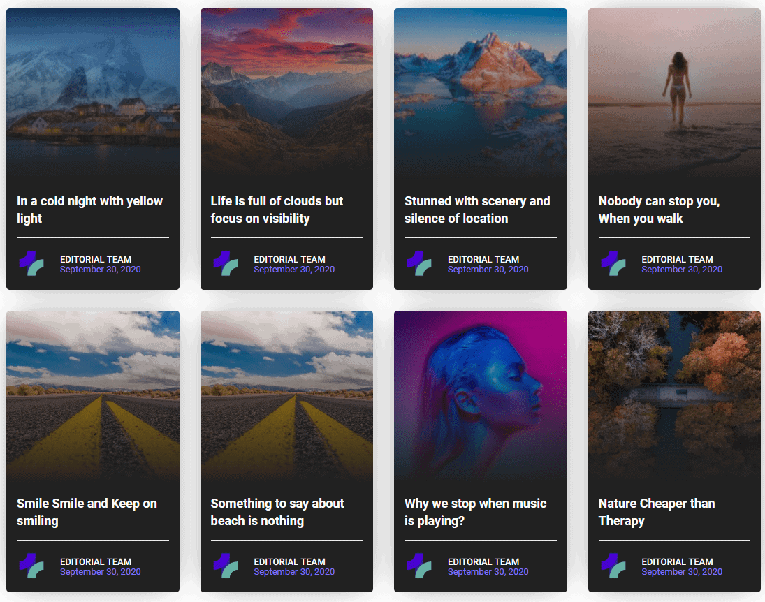 How to Show Blog Posts in Grid Layout in WordPress? 6 post listing grid layout demo