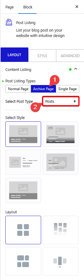 How to Create Category Archive Page for Blog Post in WordPress? 5 post listing layout archive posts new