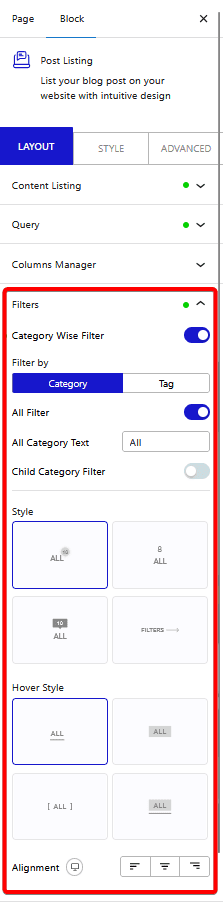How to Add a Category Wise Filter in Blog Post in WordPress? 5 post listing layout category filter new