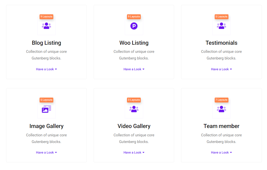 The Listings Blocks