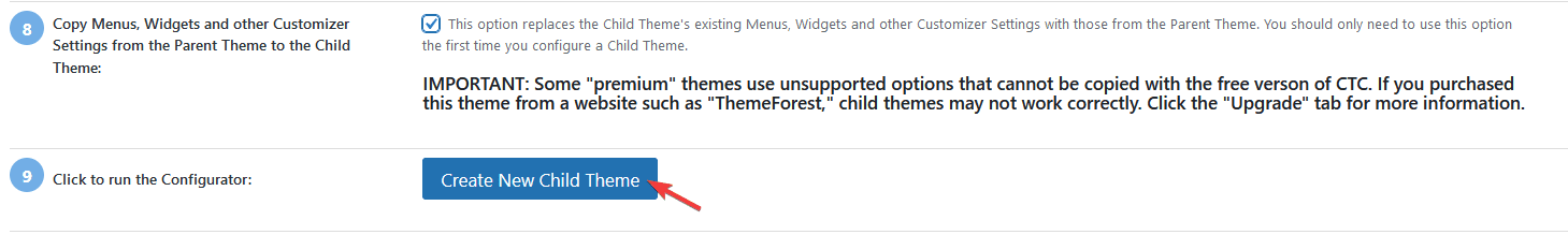 child theme configurator 5