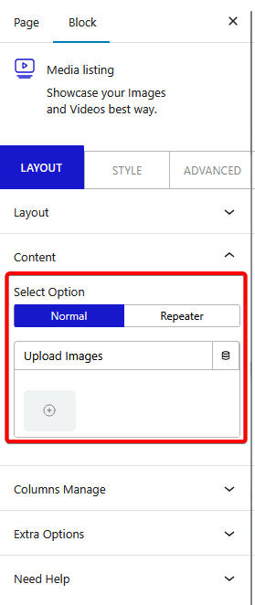 media listing content new 1