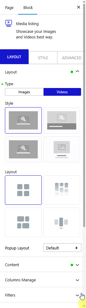 How to Create a WordPress Video Gallery? 5 media listing layout video normal new