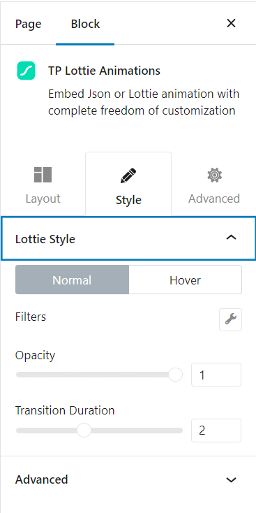 style section