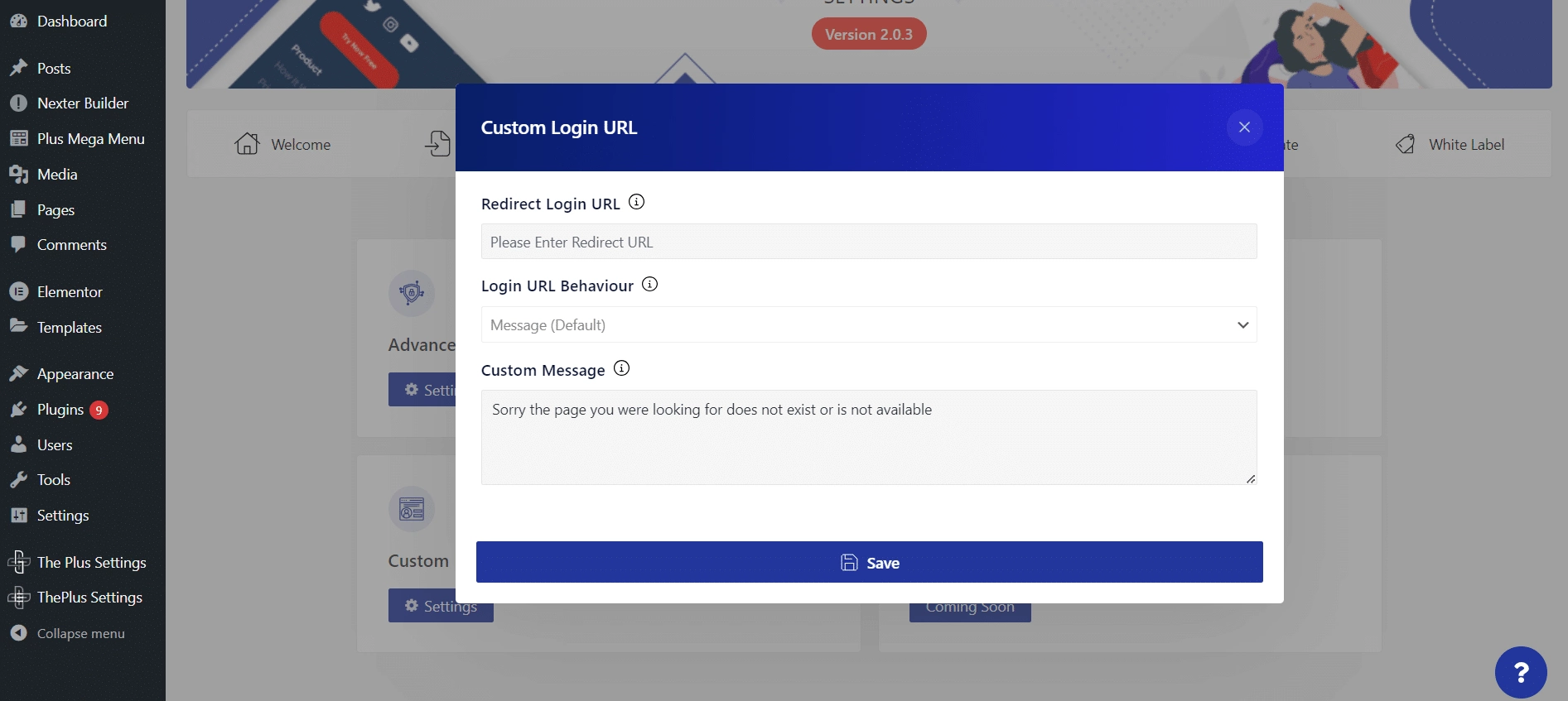 Custom Login URL 2