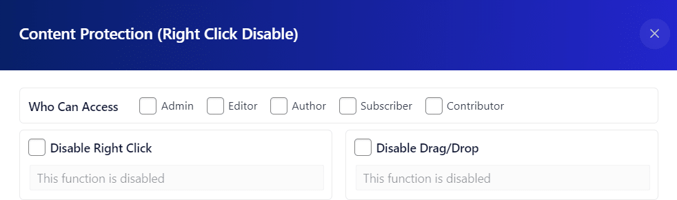 Rule Based Right Click Toggle