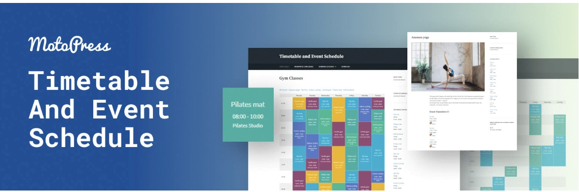 Timetable and Event Schedule