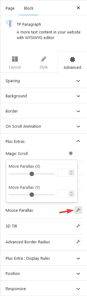 advanced tab mouse parallax