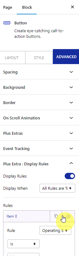 display rules operating system 1