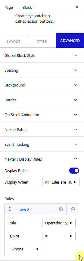 How to Set WordPress Display Conditions Based on Visitor/Login Status? 3 display rules operating system new