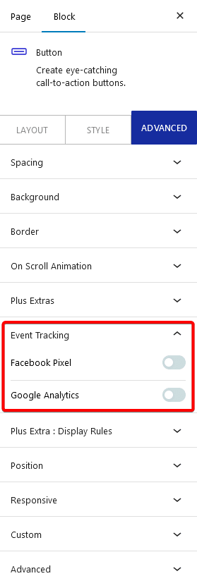 event tracking option 1