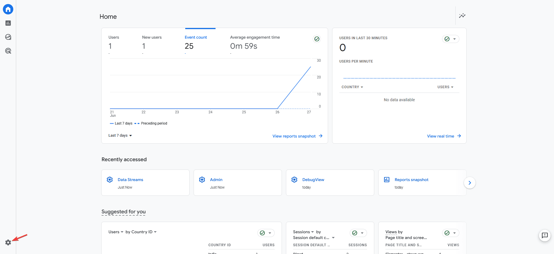 google measurement id 1