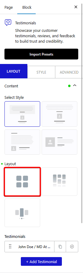 testimonial grid new