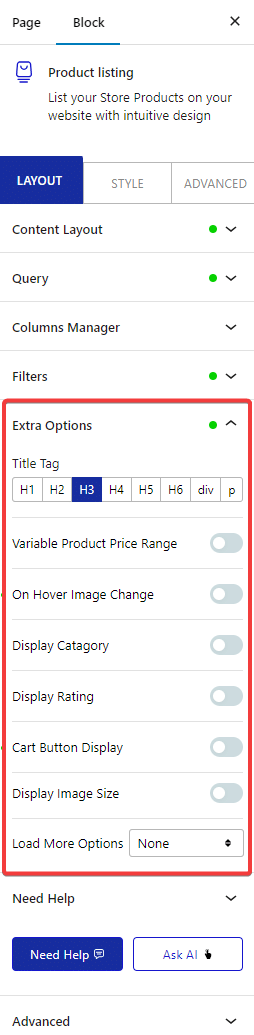 product listing extra options 3