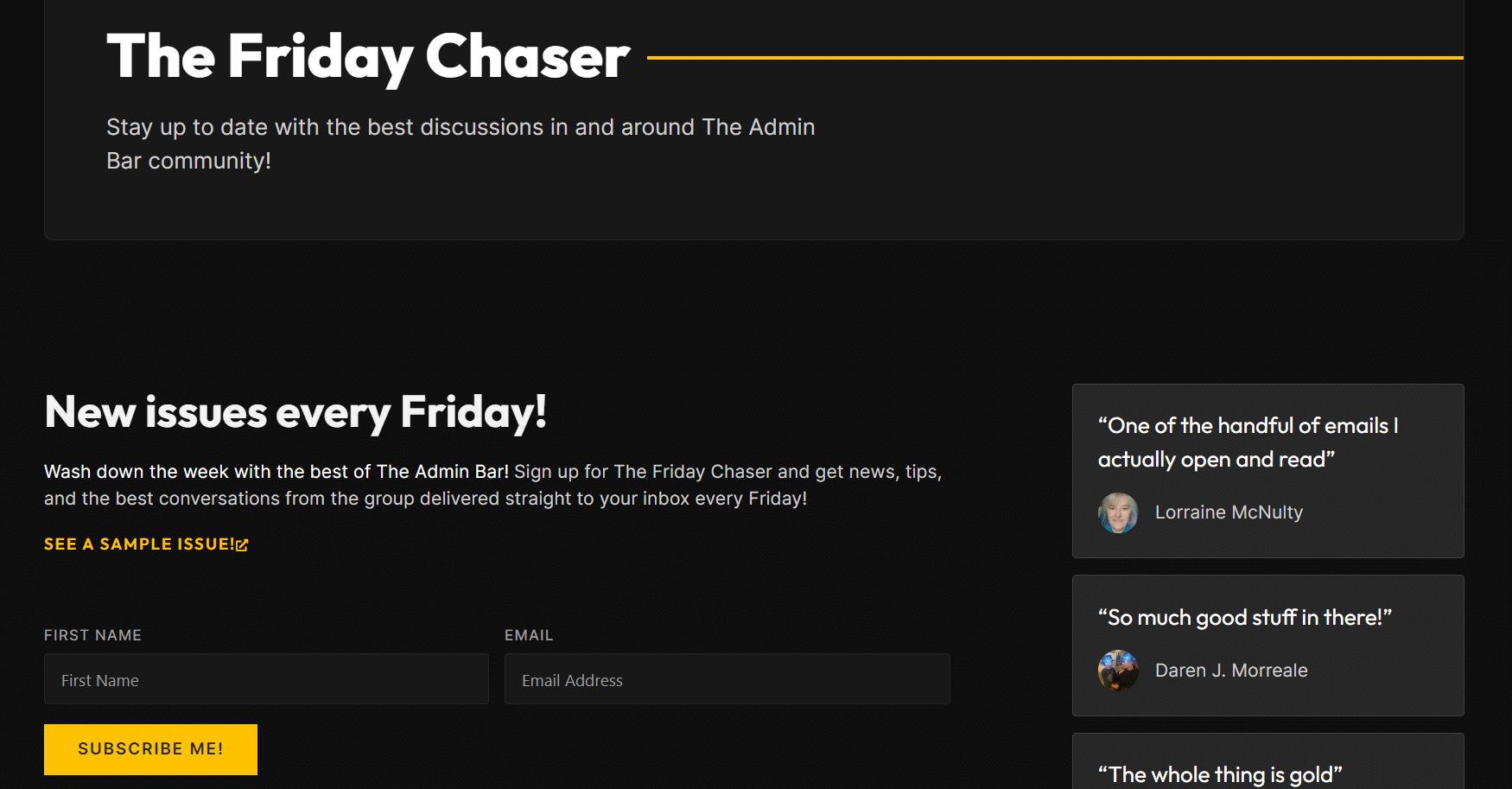 Friday Chaser