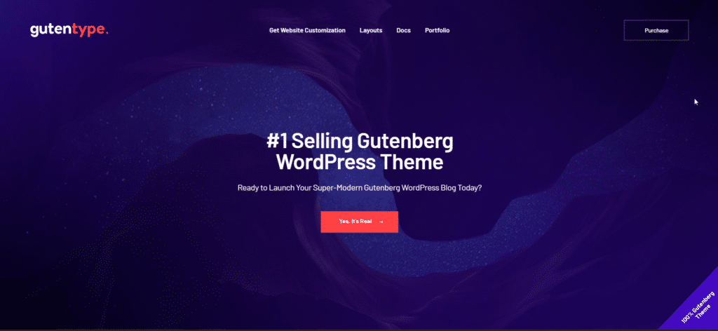 Gutentype WordPress Block Theme 1