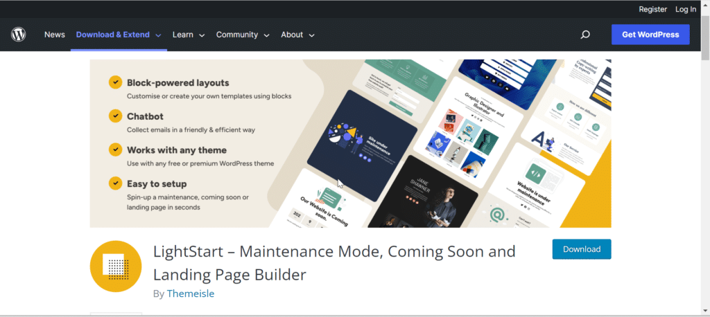 Light Start WordPress Coming Soon Plugin